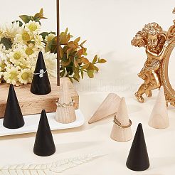 16 Pcs 2 Style Wooden Ring Displays&nbsp;RDIS-NB0001-06