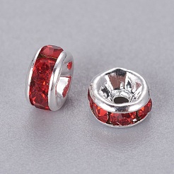 Brass Rhinestone Spacer Beads&nbsp;RB-A014-Z4mm-S-NF