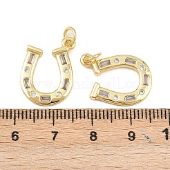 Brass Cubic Zirconia Pendants&nbsp;X-KK-L251-49G