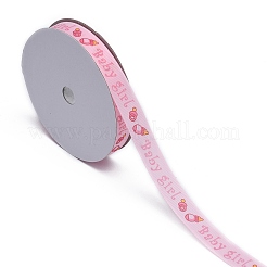 Mixed Baby Shower Ornaments Decorations Polyester Grosgrain Ribbons&nbsp;OCOR-X0001