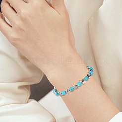 200Pcs Tibetan Style Alloy 3D Flower Beads&nbsp;TIBEB-SC0001-61