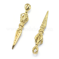 Brass Pendants&nbsp;KK-G319-55C-RS