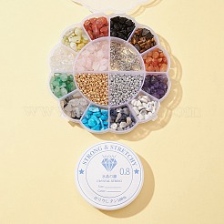 DIY Gemstone Chips Earring Making Kit&nbsp;DIY-FS0003-19