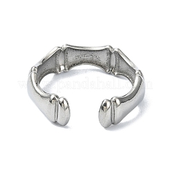 304 Stainless Steel Open Cuff Rings&nbsp;RJEW-M019-37P