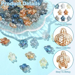 80Pcs 8 Colors Electroplate Glass Beads&nbsp;EGLA-YW0005-39
