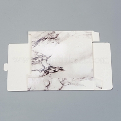 Marble Texture Pattern Paper Gift Boxes&nbsp;CON-WH0072-15B