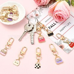 12Pcs Alloy Enamel Pendant Decorations&nbsp;HJEW-YW00397