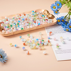 500Pcs 10 Colors Imitation Jade Glass Beads&nbsp;DGLA-KS0001-01