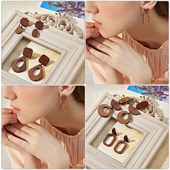 DIY Geometry Drop Earring Making Kits&nbsp;DIY-SZ0008-13