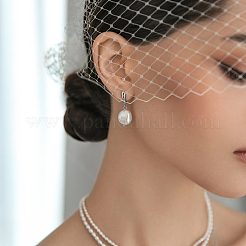 S925 Silver Freshwater Pearl Necklace Elegant Jewelry Set for Formal Occasions&nbsp;EC3448-1