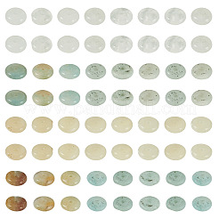 180Pcs 4 Styles Natural White African Opal & Flower Amazonite & Quartz Crystal Beads&nbsp;G-TA0003-14