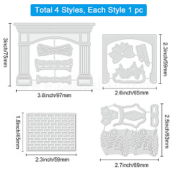 Carbon Steel Cutting Dies Stencils&nbsp;DIY-WH0309-492