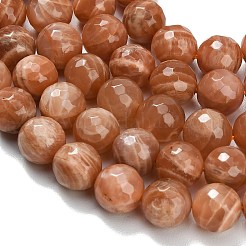 Natural Sunstone Beads Strands&nbsp;G-C280-B18-12mm