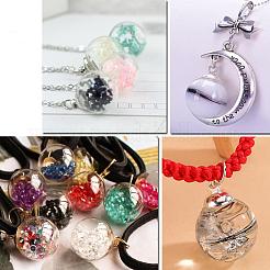 Glass Bottle Pendants&nbsp;GLAA-K056-10D-G
