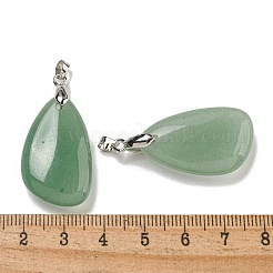Natural Green Aventurine Pendants&nbsp;G-G147-02P-07