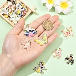 9Pcs 9 Styles Alloy Enamel Pendants&nbsp;FIND-YW0011-87