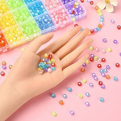 1400Pcs Transparent Acrylic Beads&nbsp;TACR-YW0002-02