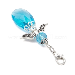 Angel Glass Pendants Decorations&nbsp;HJEW-JM03605