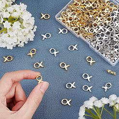 Easter Theme 160Pcs 2 Colors Tibetan Style Bead Frames&nbsp;TIBEB-CA0001-17