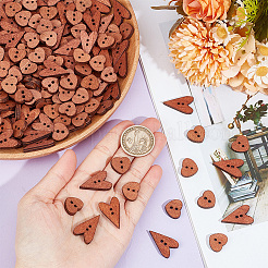 200Pcs 2 Styles Wood Buttons&nbsp;FIND-GO0001-91