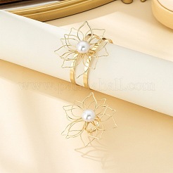 Hollow Flower Iron Cuff Bangles & Rings Sets&nbsp;FS-WGA02DC-01