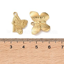 10Pcs 304 Stainless Steel Pendants&nbsp;STAS-P426-02G