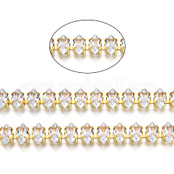 Horse Eye Cubic Zirconia Strass Chains&nbsp;CHC-N020-08