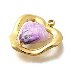 Brass Enamel Pendants&nbsp;LS-STAS-Q347-15G-01-1