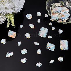 81Pcs 15 Styles Sew on Rhinestone&nbsp;GLAA-ME0001-03