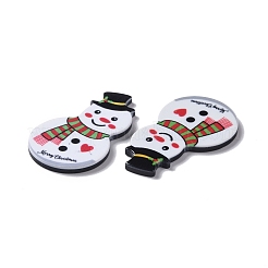 Christmas Style Printed Acrylic Cabochons&nbsp;MACR-O045-01I