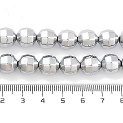 Electroplate Non-magnetic Synthetic Hematite Bead Strands&nbsp;G-F300-30-01