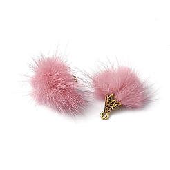 Faux Mink Fur Tassel Pendant Decorations&nbsp;FIND-YW0002-24B