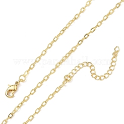 2.2MM Brass Cable Chain Necklaces for Women&nbsp;KK-CBA2293-09G