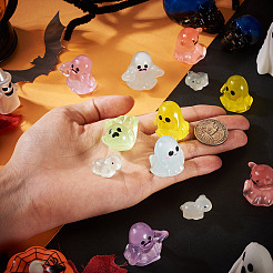 30Pcs Halloween Luminous Transparent Resin Display Decoration&nbsp;DJEW-TA0001-36