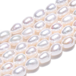 Natural Cultured Freshwater Pearl Beads Strands&nbsp;LS-PEAR-N012-05U