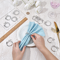 12Pcs Alloy Napkin Rings&nbsp;AJEW-FG0005-86P