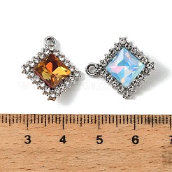 UV Plating Alloy Glass Pendants&nbsp;FIND-K032-19P