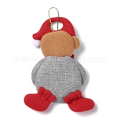 Christmas Polyester with Resin Pendant Decorations&nbsp;FIND-D030-01C