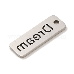 Non-Tarnish 201 Stainless Steel Pendants&nbsp;STAS-E217-39C-P