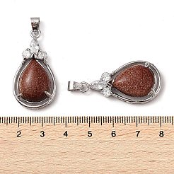 Synthetic Goldstone Pendants&nbsp;G-A095-02P-01
