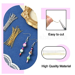 180Pcs 2 Colors Brass Ball Head Pins&nbsp;KK-YW0002-33