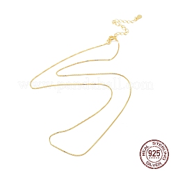 925 Sterling Silver Chain Necklace&nbsp;NJEW-A011-03A-G