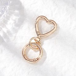 Zinc Alloy Heart Swivel Hook Clasps&nbsp;KEYC-JKC01441
