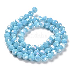Opaque Glass Beads Stands&nbsp;EGLA-A035-P8mm-B08