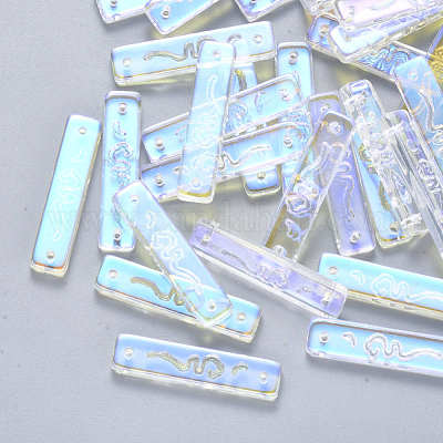 Transparent Glass Links connectors&nbsp;GLAA-S190-008C-01-1