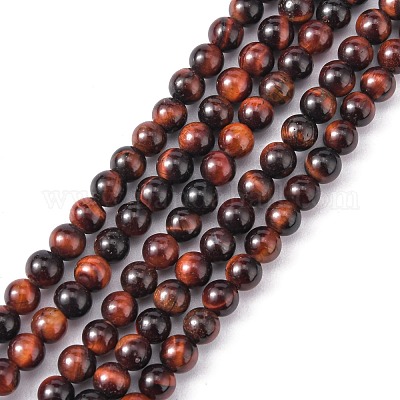 16 inch Red Tiger Eye Strands&nbsp;GSR4mmC042-1