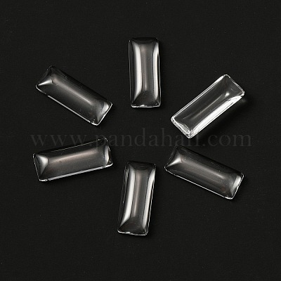 Transparent Glass Cabochons&nbsp;GLAA-SZC0001-02-1