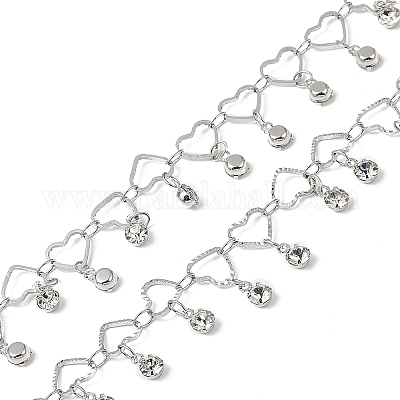 Handmade Brass & Glass Chains&nbsp;CHC-Z001-08P-1