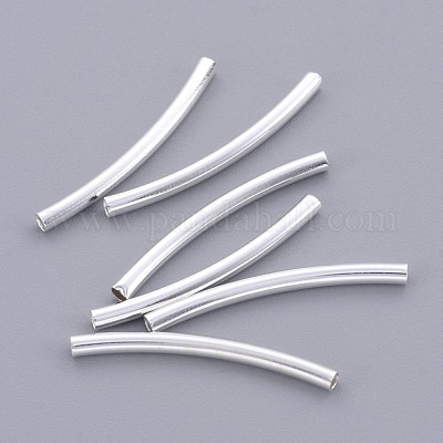 Curved Brass Tube Beads&nbsp;EC297-S-1