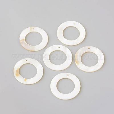 Freshwater Shell Pendants&nbsp;SHEL-Q008-47-1